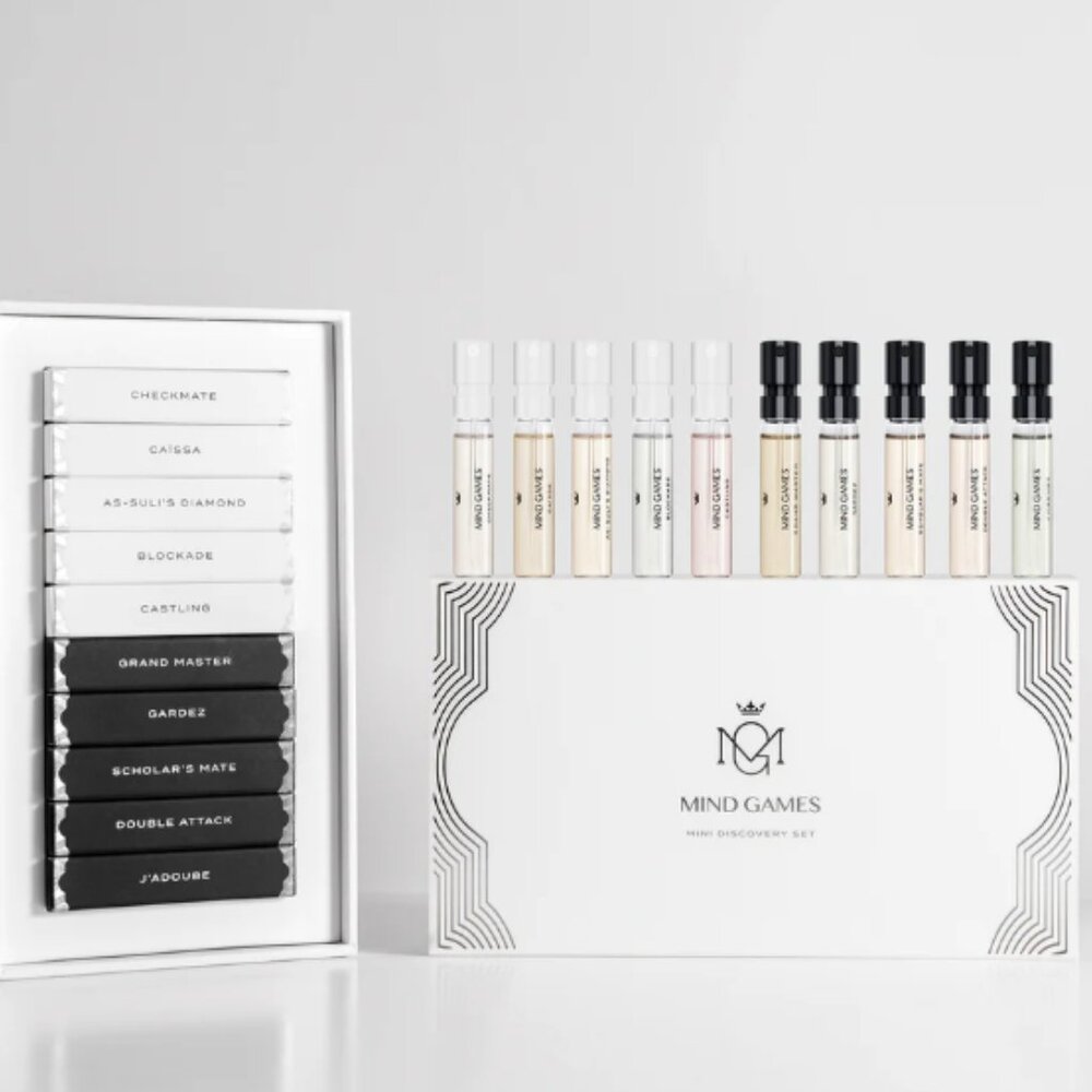Mind Games Sample Spray 10Pcs Discovery Set. Designer Perfume Fragrance SEALED
